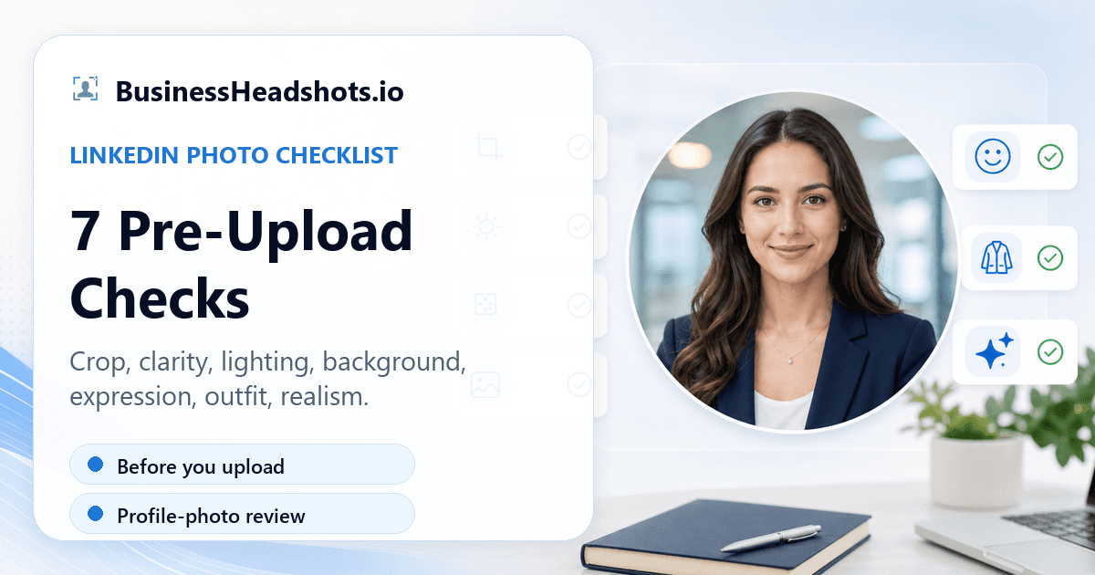 LinkedIn Photo Checklist: 7 Pre-Upload Checks