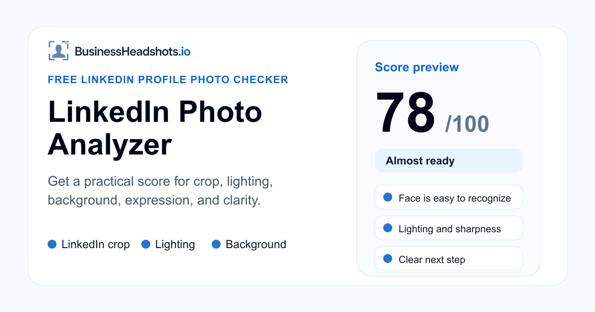 Scan Linkedin Profile LinkedIn Photo Analyzer | Free Profile Picture Checker